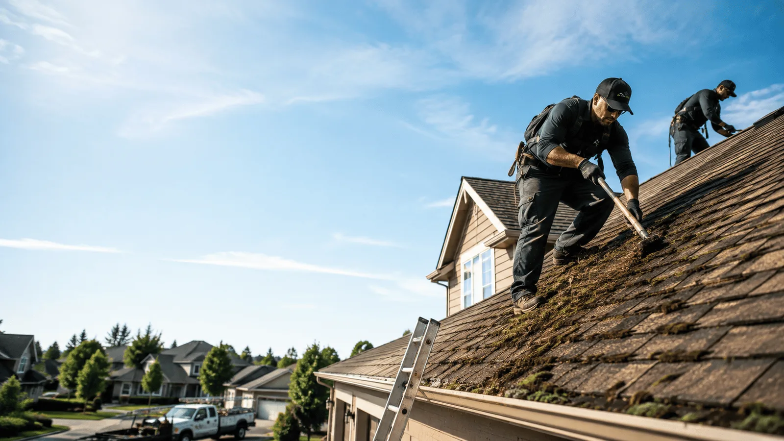 Roof Moss Removal in Bruin, PA near me